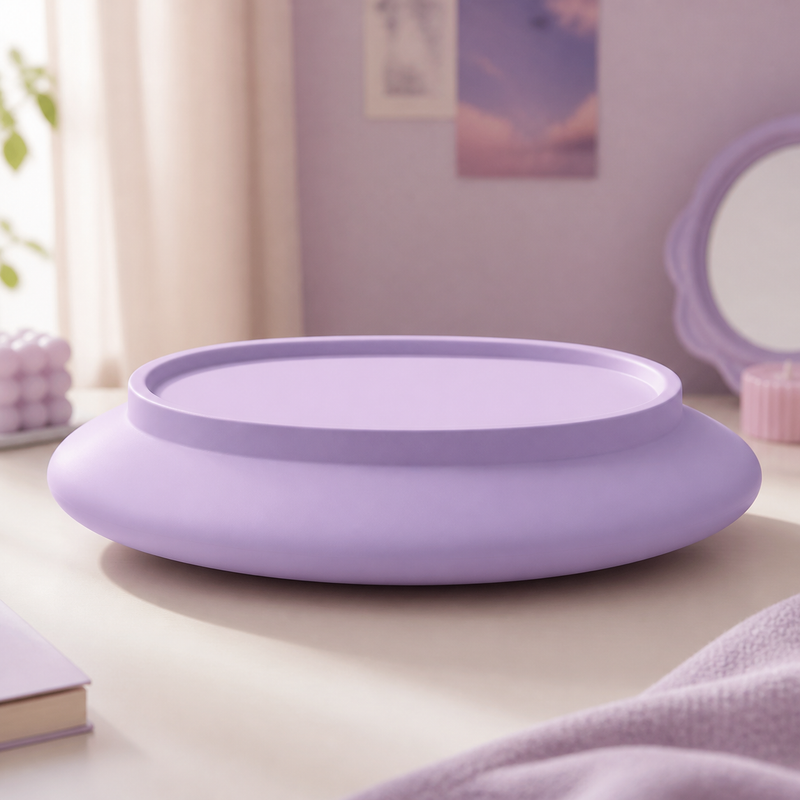 UFO Display Riser, Pastel Celestial Shelf Accent, Cute Desk Room Decor