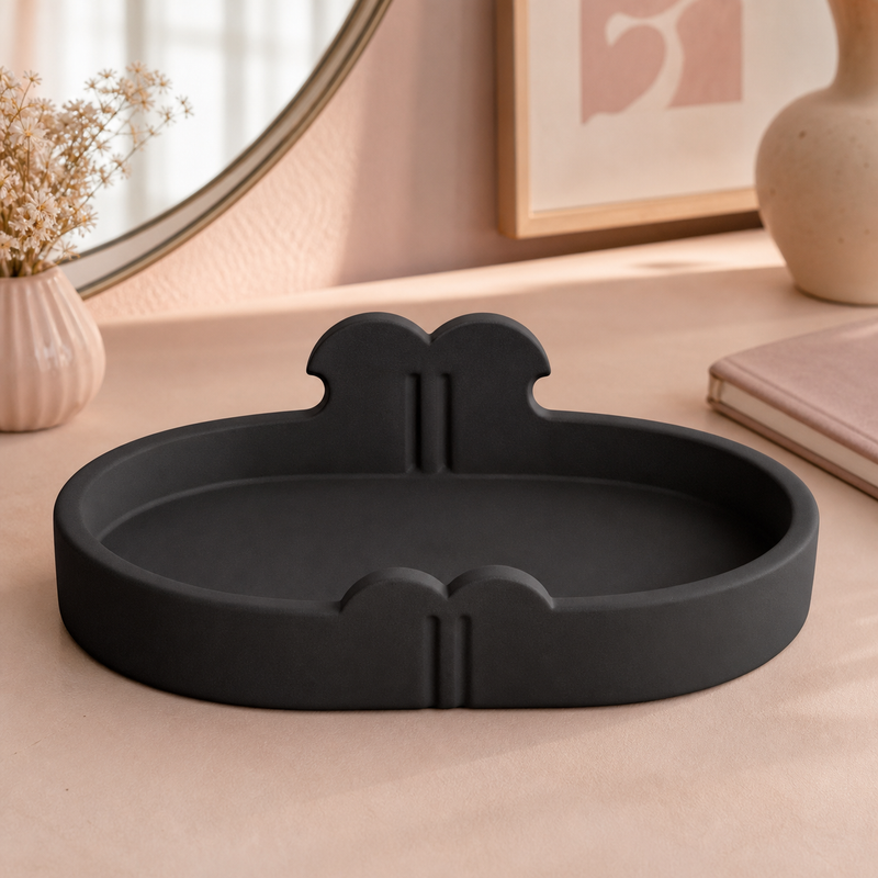 Gemini Twins Vanity Tray, Zodiac Catchall Dish, Pastel Desk Decor Gift